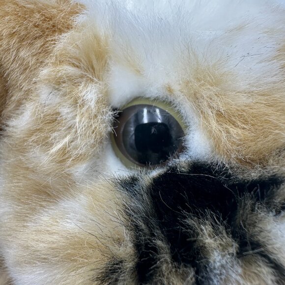 Living Nature 11" Dutch Lop Eared Bunny Rabbit Plush / Tan, White and Black - Picture 9 of 12